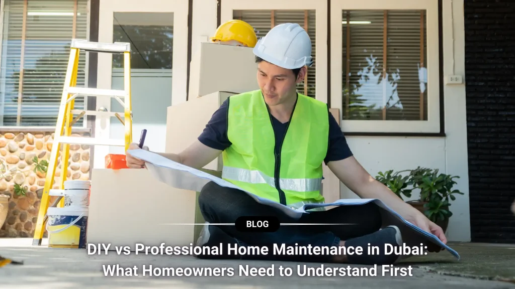 DIY vs professional home maintenance in Dubai