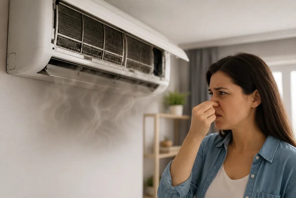 Why Your AC Smells Bad in Dubai